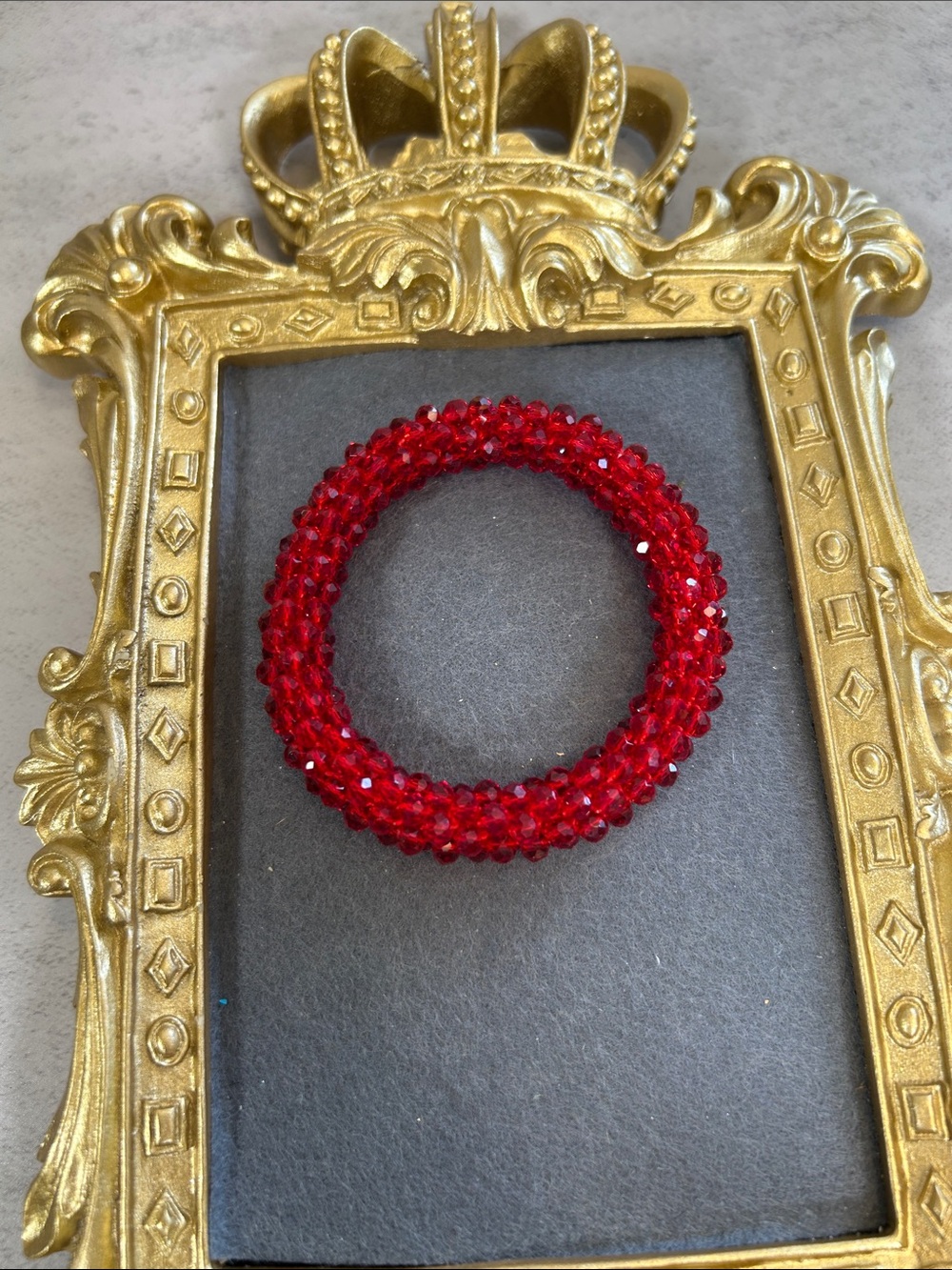 Red Crystal Stretch Bracelet - Unbranded Women’s Jewelry